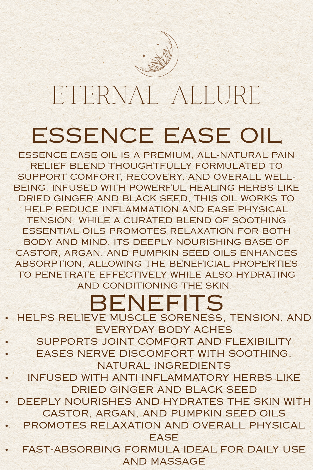 Essence Ease Pain Relief Oil