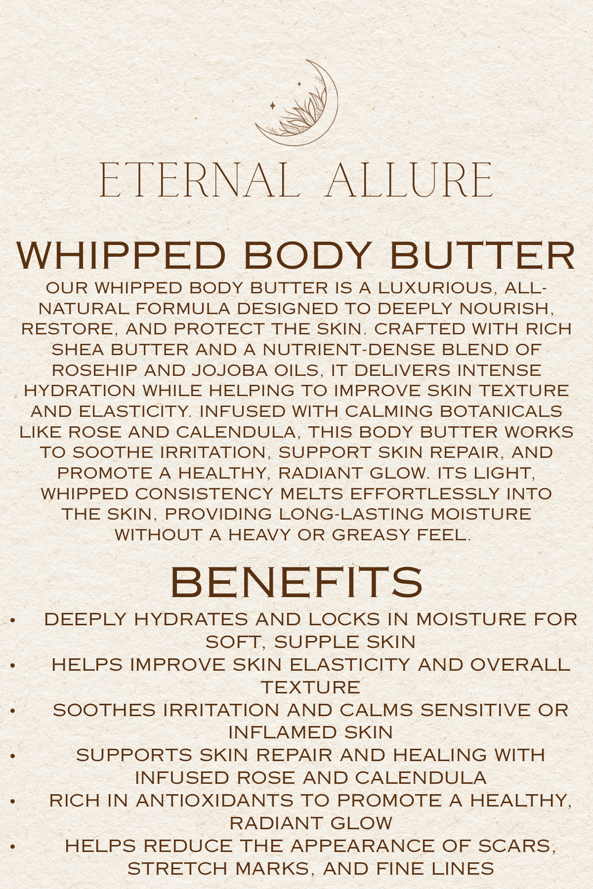 Herb infused whipped body butter