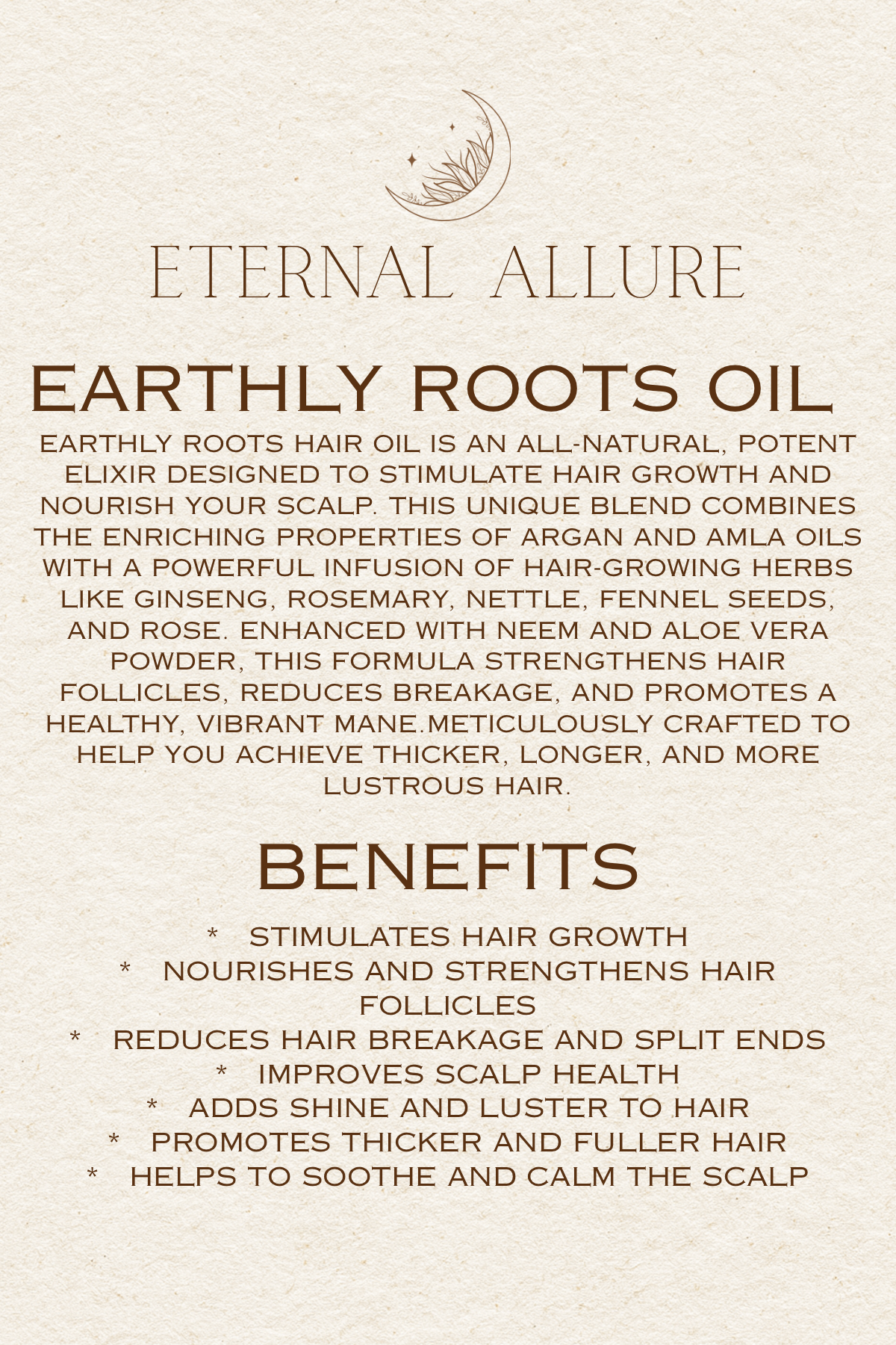Earthly Roots Hair Oil